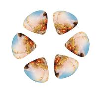 Guitar Picks 12 Pack Fall Thanksgiving Print Guitar Pick Holder Personalized Guitar Picks for Acoustic Guitars Violin Ukulele Bass