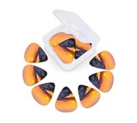 Guitar Picks 12 Pack Greece Island Sunset Landscape Print Guitar Pick Holder Personalized Pick Holder Set Guitar Picks for Acoustic Guitars Violin Ukulele Bass