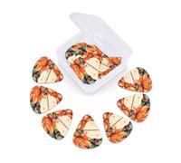 Guitar Picks 12 Pack Happiness Quotes Print Guitar Pick Holder Personalized Pick Holder Set Guitar Picks for Acoustic Guitars Violin Ukulele Bass