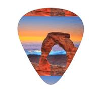 Guitar Picks-12 Pack Includes Thin,Medium & Heavy Gauges,Arches National Park For Bass,Electric & Acoustic Guitars