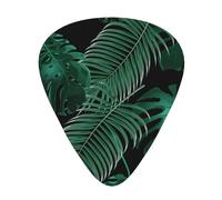 Guitar Picks-12 Pack Includes Thin,Medium & Heavy Gauges,Banana Leaf Green For Bass,Electric & Acoustic Guitars