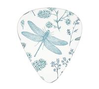 Guitar Picks-12 Pack Includes Thin,Medium & Heavy Gauges,Dragonfly For Bass,Electric & Acoustic Guitars