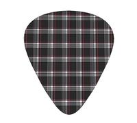 Guitar Picks 12 Pack Old Plaid Checkered Printed Personalized Guitar Plectrums For Bass Acoustic Guitar Electric Guitar Includes Thin Medium Heavy Gauges