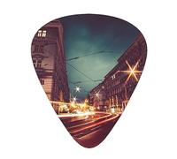 Guitar Picks 12 Pack Prague Streets Printed Personalized Guitar Plectrums For Bass Acoustic Guitar Electric Guitar Includes Thin Medium Heavy Gauges