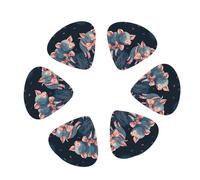 Guitar Picks 12 Pack Red Cute Piggy Print Guitar Pick Holder Personalized Guitar Picks for Acoustic Guitars Violin Ukulele Bass