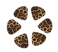 Guitar Picks 12 Pack Rough Leopard Print Guitar Pick Holder Personalized Guitar Picks for Acoustic Guitars Violin Ukulele Bass