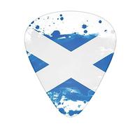 Guitar Picks 12 Pack Scotland Flag Grunge Guitar Music Lover Thin Medium Heavy Plectrums