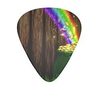 Guitar Picks 12 Pack St Patricks Day Symbol Green Novelty Thin Medium Heavy Plectrums