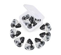 Guitar Picks 12 Pack Steam Train Clouds Print Guitar Pick Holder Personalized Pick Holder Set Guitar Picks for Acoustic Guitars Violin Ukulele Bass