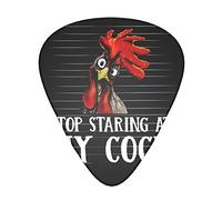 Guitar Picks 12 Pack Stop Staring At My Cock Guitar Music Lover Thin Medium Heavy Plectrums