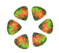 Guitar Picks 12-Pack Tiger Lily Guitar Picks For Electric Guitar Acoustic Guitar Various Guitars