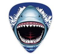 Guitar Picks 12 Pack Universal ABS Guitar Picks,Attack Of Open Mouth Sharp Teeth Sea Danger Wildlife Ocean Life Cartoonfor Acoustic and Electric Guitar