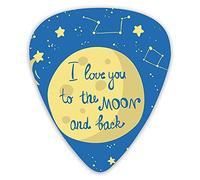 Guitar Picks 12 Pack Universal ABS Guitar Picks,Comet Feelings In Shooting Star Space Cosmic Orbit Valentines Conceptfor Acoustic and Electric Guitar