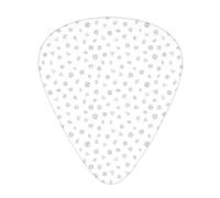 Guitar Picks 12 Pack Universal ABS Guitar Picks,Cryptocurrency Themed Pattern Banking Business Blockchain Exchange and Finance,for Acoustic and Electric Guitar,Black and White