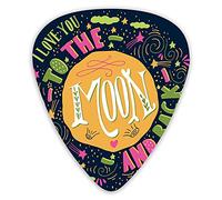 Guitar Picks 12 Pack Universal ABS Guitar Picks,Cute Romance Shapes Hot Love Clouds Childish Inspirational Creative Valentinesfor Acoustic and Electric Guitar