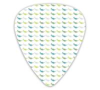 Guitar Picks 12 Pack Universal ABS Guitar Picks,Group Of Cheerful Kangaroos Jumping Together And Carrying Babies In The Pouchfor Acoustic and Electric Guitar