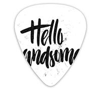 Guitar Picks 12 Pack Universal ABS Guitar Picks,Hipster Calligraphic Inscription Of A Slogan For Love Valentines Day Grunge Lookfor Acoustic and Electric Guitar