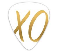 Guitar Picks 12 Pack Universal ABS Guitar Picks,Love Affection Happy Joyful Good Friendship Romance Sign Letters Artistic Designfor Acoustic and Electric Guitar