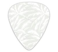 Guitar Picks 12 Pack Universal ABS Guitar Picks,Sketchy Palm Leaves Jungle Foliage Tropical Eco Exotic Branch Artsy Designfor Acoustic and Electric Guitar