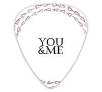 Guitar Picks 12 Pack Universal ABS Guitar Picks,Watercolor Hearts Circle Valentines Shabby Romantic Icons Celebrationfor Acoustic and Electric Guitar