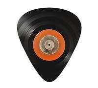 Guitar Picks 12 Pack Vintage Vinyl Record Printed Personalized Guitar Plectrums For Bass Acoustic Guitar Electric Guitar Includes Thin Medium Heavy Gauges