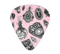 Guitar Picks 12 Pack Witchy Sorceress Boys Girls Thin Medium Heavy Plectrums
