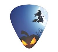 Guitar Picks 12 Pcs Happy Halloween Print Guitar Plectrums for Bass Electric Acoustic Guitars Ukulele