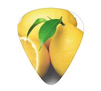 Guitar Picks 12 Pcs Lemon Print Guitar Plectrums for Bass Electric Acoustic Guitars Ukulele