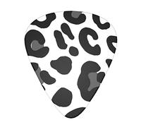 Guitar Picks 12 Pcs Leopard Print Print Guitar Plectrums for Bass Electric Acoustic Guitars Ukulele