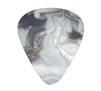 Guitar Picks 12 Pcs luxury Marble Print Guitar Plectrums for Bass Electric Acoustic Guitars Ukulele