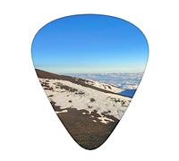 Guitar Picks 12 Pcs Mauna Kea Summit Sunset Print Guitar Plectrums for Bass Electric Acoustic Guitars Ukulele
