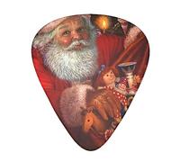 Guitar Picks 12 Pcs merry christmas Print Guitar Plectrums for Bass Electric Acoustic Guitars Ukulele