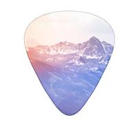 Guitar Picks 12 Pcs Misty Mountain Print Guitar Plectrums for Bass Electric Acoustic Guitars Ukulele