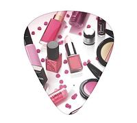 Guitar Picks 12 Pcs Modern Girl Cosmetic Print Guitar Plectrums for Bass Electric Acoustic Guitars Ukulele