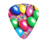 Guitar picks 12 pieces WZYWHJ balloons confetti Picture comfortable feel clear tone moderate thickness suitable for guitar and electric guitar