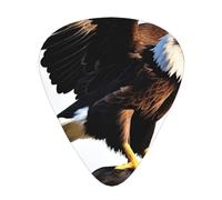 Guitar picks 12 pieces WZYWHJ Eagle With Wings Picture comfortable feel clear tone moderate thickness suitable for guitar and electric guitar