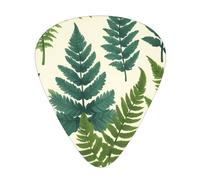 Guitar picks 12 pieces WZYWHJ Encyclopedia of Ferns Prints comfortable feel clear tone moderate thickness suitable for guitar and electric guitar