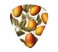 Guitar picks 12 pieces WZYWHJ Golden mango Picture comfortable feel clear tone moderate thickness suitable for guitar and electric guitar