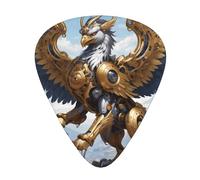 Guitar picks 12 pieces WZYWHJ Mechanical Griffin Prints comfortable feel clear tone moderate thickness suitable for guitar and electric guitar