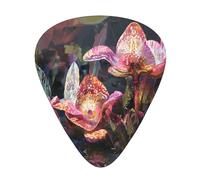 Guitar picks 12 pieces WZYWHJ Strange flowers Picture comfortable feel clear tone moderate thickness suitable for guitar and electric guitar