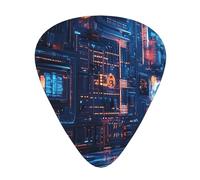 Guitar picks 12 pieces WZYWHJ Technology Chip Picture comfortable feel clear tone moderate thickness suitable for guitar and electric guitar