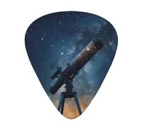 Guitar picks 12 pieces WZYWHJ The starry sky in the telescope Printing comfortable feel clear tone moderate thickness suitable for guitar and electric guitar