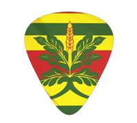 Guitar Picks 120 PCS, Native Hawaiian Flag Printed Funny Guitar Picks for Acoustic Guitar, Electric Guitar, Bass Guitar(0.46,0.71,0.96 mm)