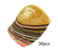 Guitar Picks 30 Pcs Different Thickness Abstract Art Colorful Guitar Pick Plectrums For Bass Electric Guitars Home Tools Set For Women