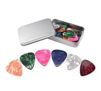 Guitar Picks 32pcs, PPpanda Guitar Plectrums For Your Electric, Acoustic, or Bass Guitar 0.46 0.71 0.96 1.2mm