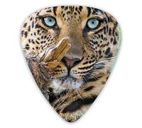 Guitar Picks 3D Leopard 12 Pieces Ukulele Picks Including 0.46 mm 0.71 mm 0.96 mm