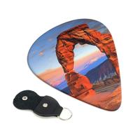 Guitar Picks 6 Pack 0.96mm for Men Women Beginners | Arches National Park Printed Guitar Picks For Acoustic Electric Bass Ukulele Gift
