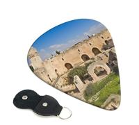 Guitar Picks 6 Pack Israel at The Tower of David Print Personalized Guitar Picks with Organizer Storage Box Guitar Plectrum Guitar Accessories for Bass Electric Ukulele Guitar Players