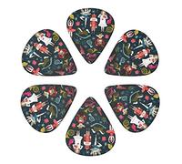 Guitar Picks 6 Pack Nutcracker Ballet Xmas Dance Print Guitar Pick Holder Personalized Guitar Picks for Acoustic Guitars Violin Ukulele Bass