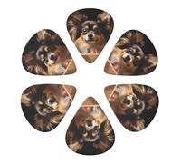 Guitar Picks 6 Pack Papillon in the box Print Guitar Pick Holder Personalized Guitar Picks for Acoustic Guitars Violin Ukulele Bass